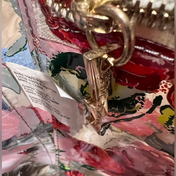 Betsey Johnson large clear pvc tote - Picture 2 of 2